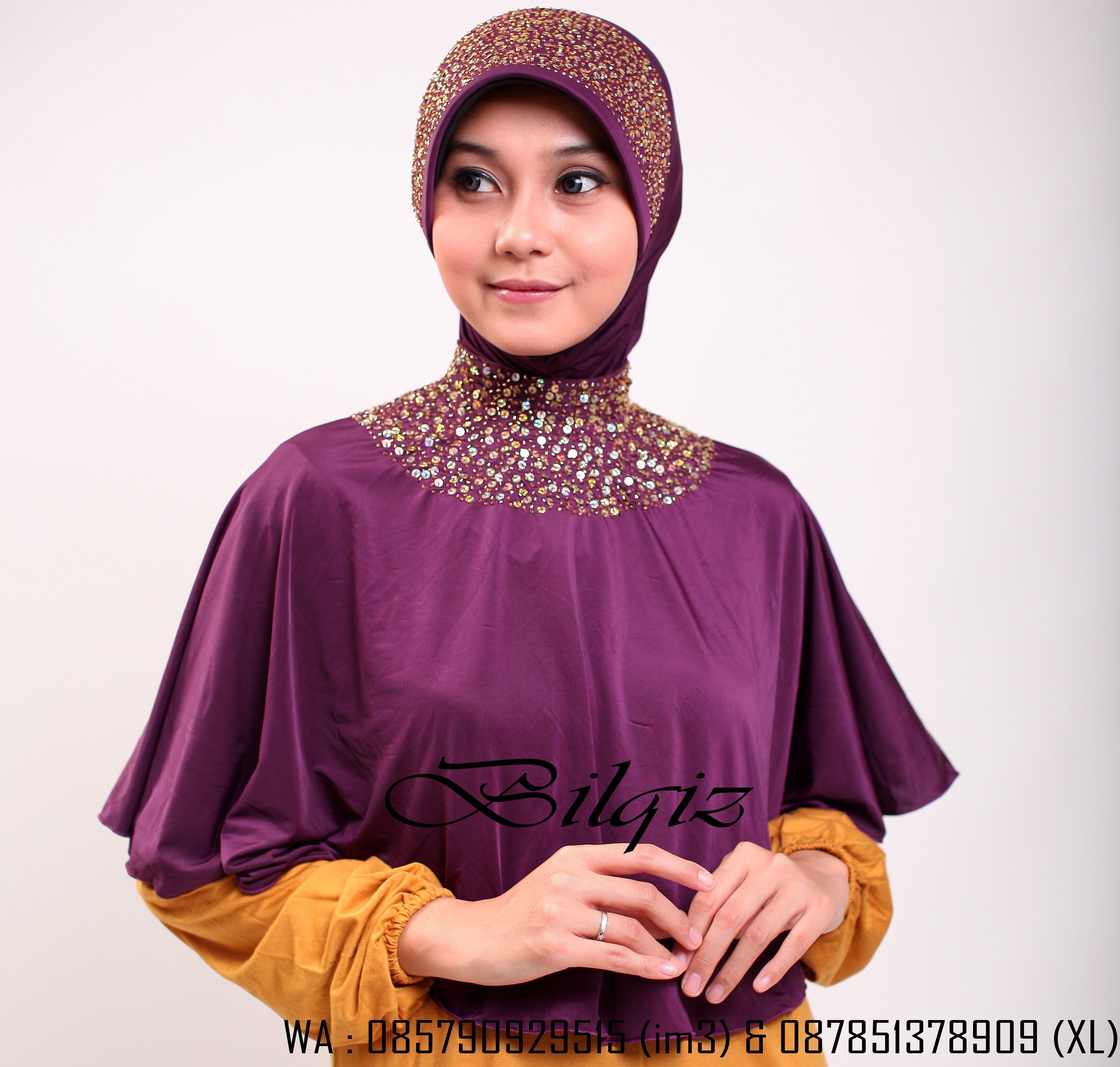 Hijab Syari Pesta – Tutorial Hijab Terbaru